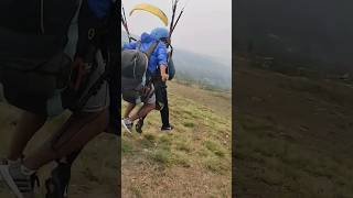 paragliding take off||Pokhara Nepal||#shorts #youtubeshorts #ytshorts #paragliding #viral