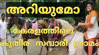 അറിയുമോ  ഈ  കുതിര  സവാരി  ഗ്രാമം