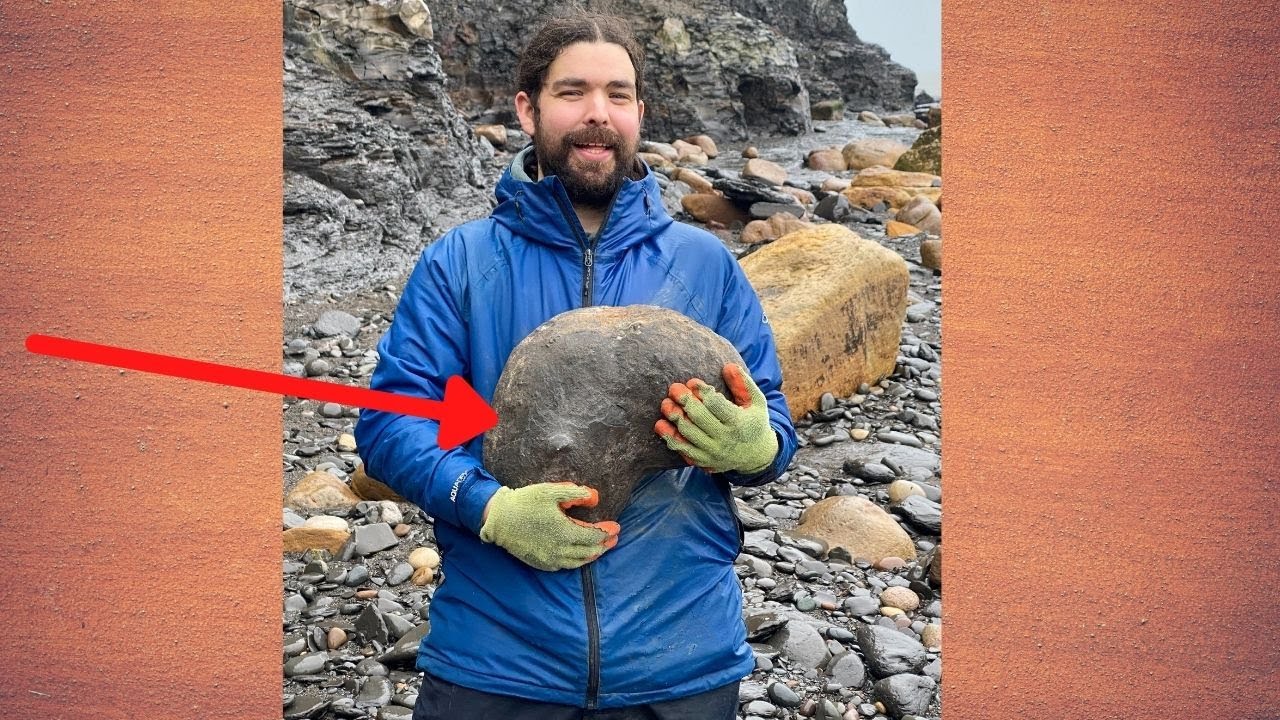 Fossil Hunter Finds HUGE! Rock Containing Fossil! - YouTube