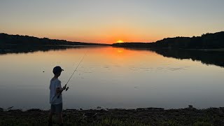 Lakefront Car Camping, Fishing, Kayaking, and Campfire Cooking