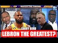 Reaction to Larry Bird's Lebron James Comments & ESPN First Take Stephen A Smith & Shannon Sharpe