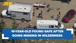 10-year-old girl found safe Monday after going missing in Kittitas County Sunday afternoon