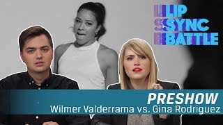 Wilmer Valderrama vs. Gina Rodriguez (Preshow) | Lip Sync Battle