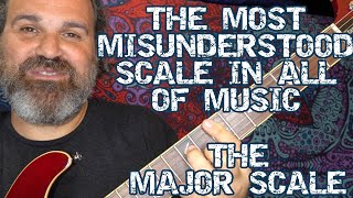 FREE CHART: How To ACTUALLY USE And NAVIGATE CAGED Major Scales.