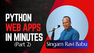 Building Web Apps with Python || Part 2