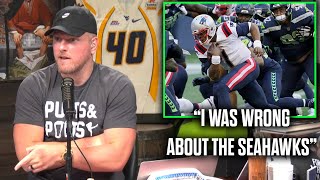 Pat McAfee Reacts To The Seahawks Beating The Patriots In An INSANE Game