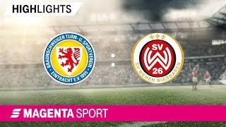 Eintracht Braunschweig - SV Wehen Wiesbaden | Spieltag 23, 18/19 | MAGENTA SPORT