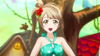 【LoveLive!スクフェスACHM】「Wonder zone」μ's（水着風衣装）60fps WQHD 2K1440p