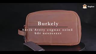 Burkely Antik Avery cognac színű bőr neszeszer, Bu-8008417-56-24