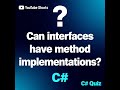 C# Trick Question: Interfaces vs Abstract Classes!