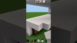 Minecraft: How to build a Modern House Tutorial easy #shorts