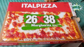 Recensione pizza surgelata 26x38 la NUOVA ricetta italpizza margherita