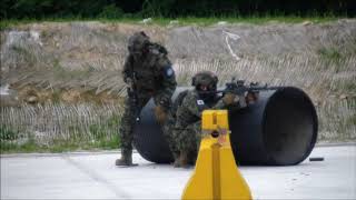 육군 특전여단 전술 사격 시범(국평단) Korean Army Special Forces Tactical Shooting Demonstration