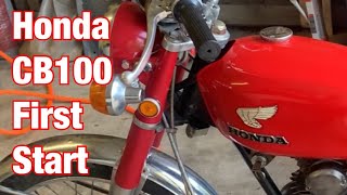 1971 Honda CB100 Barn Find First Start: She’s a Runner!