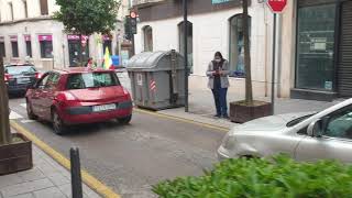 Caravana protesta en Linares