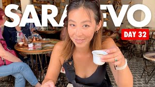 Day 32: Sarajevo Old Town Tour | Where to Eat, Drink, \u0026 Shop in Old Town | Sarajevo Travel Vlog 🇧🇦