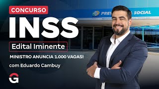 Concurso INSS 2025 | Edital Iminente: Ministro anuncia 1.000 vagas!