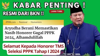 PPPK HARI INI, HONORER TMS AKAN DIANGKAT MENJADI PPPK PARUH WAKTU, JANGAN KHAWATIR!