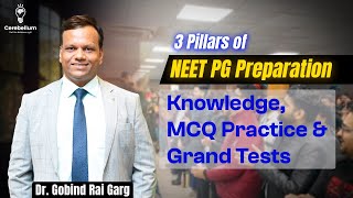 3 Pillars of NEET PG Preparation: Knowledge, MCQ Practice \u0026 Grand Tests | Dr. Gobind Rai Garg