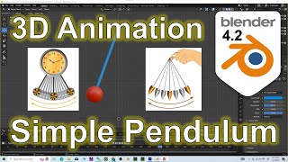 Blender 4.2 Simple Pendulum Animation Tutorial | Drivers & Constraints