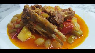 LAMB CHIP IN STEW!! STEW RECIPE WITH VEGETABLES!! DISH WITH VEGETABLES AND MEAT IN STEW