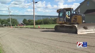 Progress made in repairing destroyed Portsmouth road