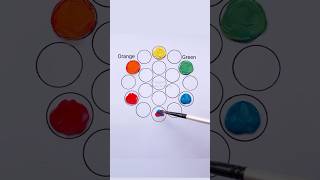 Color mixing || Color recipes #art #satisfying #shorts