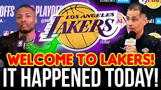 IMPORTANT NEWS! NOBODY EXPECTED! LAKERS CONFIRMS! LAKERS UPDATE! TODAY'S LAKERS NEWS