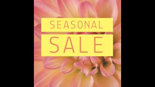 Video Template For Seasonal Sale