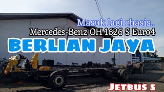 Datang lagi Chasis mercy 1626 S Euro4 milik BERLIAN JAYA di karoseri Adiputro jetbus 5