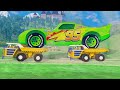 HOW to MOVE the BIGGEST ZOMBIE PIXAR CAR LIGHTNING MCQUEEN in BeamNG.drive