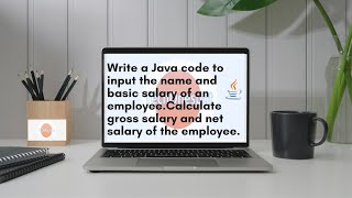 Java code to input the name and basic salary of an emp.Calculate gross & net salary of the employee.
