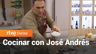 Manzana con huevas de trucha - Vamos a cocinar con José Andrés | RTVE Cocina