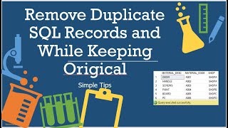 SQL SERVER - REMOVE DUPLICATE ROWS AND KEEP ONE ENTRY