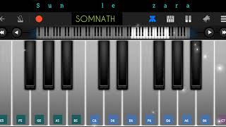 Sun Le Zara | phone piano cover | perfect piano easy tutorial | #pianotutorial