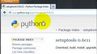 Installing SetupTools/easy_install