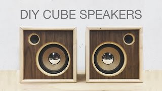 DIY Wooden Cube Speakers | Upcycling Old Speakers | Modern Builds | EP. 61