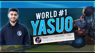 YASSUO styling on Korean Rank 1 Mid KNIGHT | #1 Yasuo world - 77% WR Korea