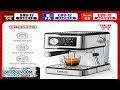 Cafelffe Espresso Coffee Machines Stainless Steel with Milk Frother Steam Wand Review