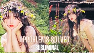 PROBLEM SOLVED *// Problem get Resolved automatically Subliminal