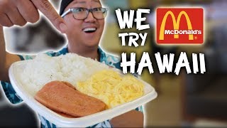 WE TRY McDonalds HAWAII