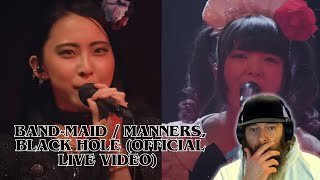 BAND-MAID / Manners, BLACK HOLE MUSIC VIDEO REACTION!