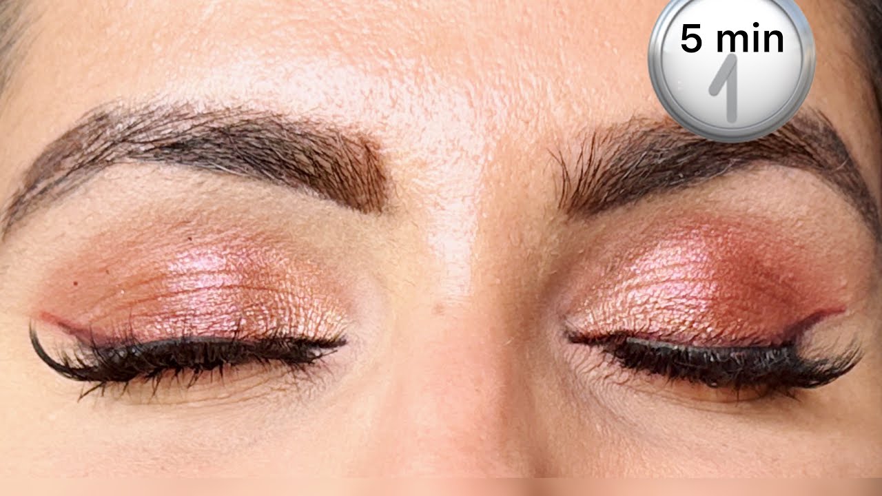 Quick Easy Eye Makeup For Work Everyday 5 Minute Eye Makeup