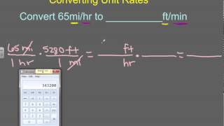 Converting Unit Rates