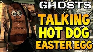 COD Ghosts - "TALKING HOT DOG EASTER EGG" on Strikezone (Call of Duty Secrets) | Chaos