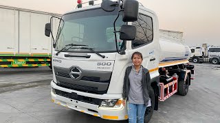 รถน้ำ6ล้อ 3,300โล HINO FC9J 175แรง รุ่นล่าสุด สภาพมือ1 แต่ราคามือสองอีกแล้วจร้า#รถ6ล้อ#รถน้ำ6ล้อ