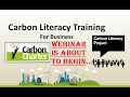 Carbon Literacy webinar Apr'21