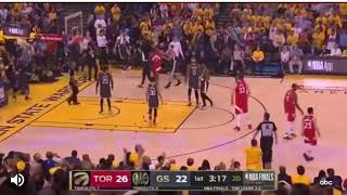 Steph curry and klay Thompson played defense on kawhi Leonard after whistle was was blown