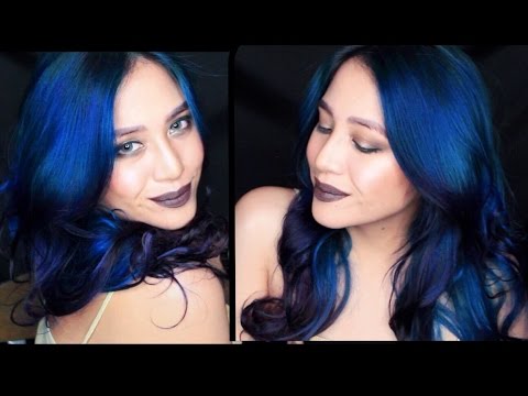 Blue Ombre Hair Manic Panic Rockability Blue Rockabilly