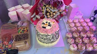 کیک برای بیبی شاور دوستم اولین بار این کیک را درست کردم. Cake for Baby shower